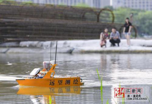 杭州萧山：鸟枪换炮 水下地形测量用上无人船
