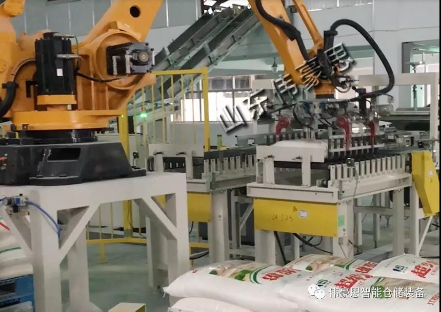 粮食全自动码垛机械手 全自动码垛机厂家
