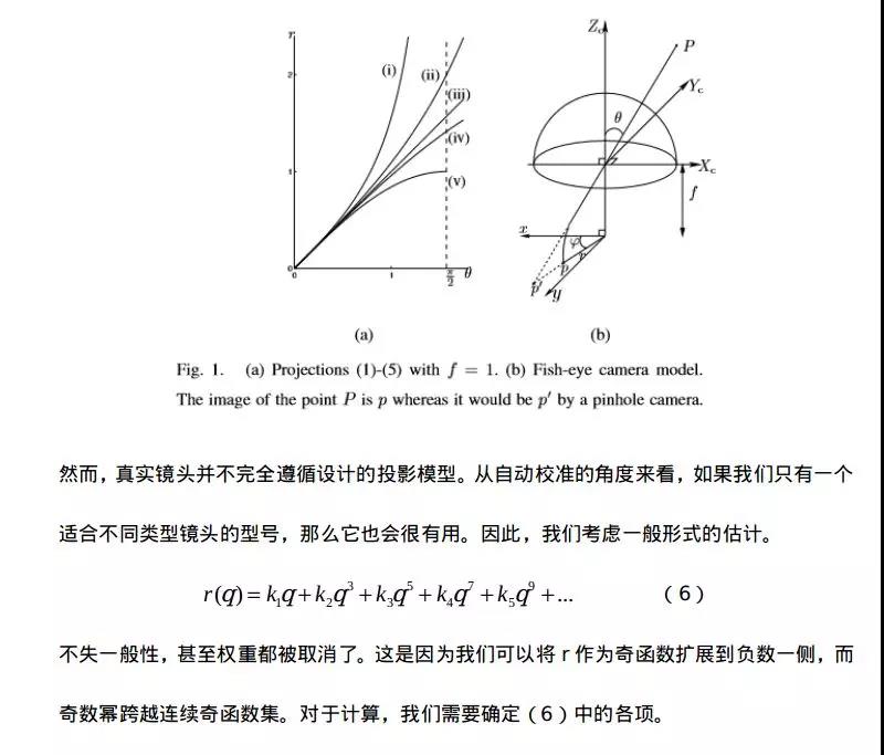 一分钟详解鱼眼镜头标定基本原理及实现