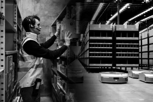 Geek+和COHESIO合作创建的AGV仓库 