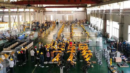 配天机器人安徽工厂又热闹了一番！