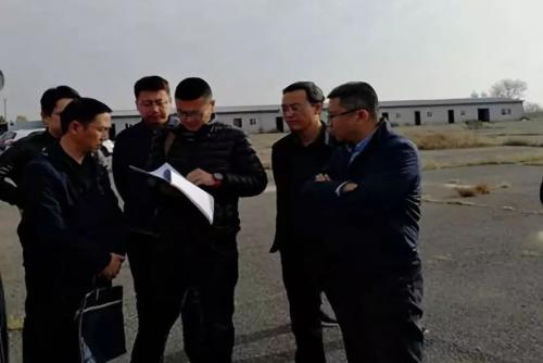 市政府领导赴横山波罗机场调研“智能无人系统”工作推进情况