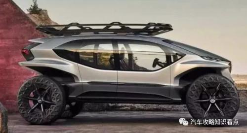 奥迪新车很奇特，没有汽车大灯，却有5架无人机环绕