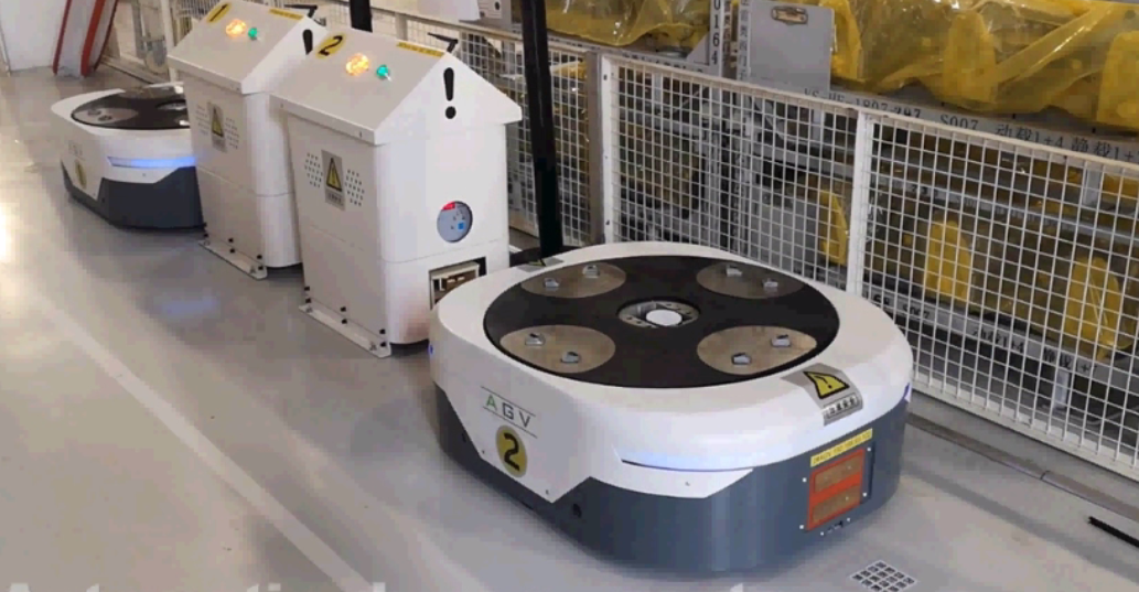 二维码背负顶升式AGV