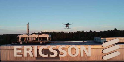 爱立信用无人机测试5G通讯