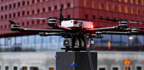 瑞典首飞无人机食品交付