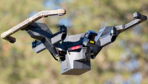 CES 2020动态：美国一公司推出迷你型“履带式无人车+旋翼无人机“相结合的混合体