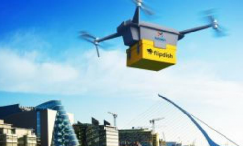 5G技术的新应用，爱尔兰Manna无人机送餐