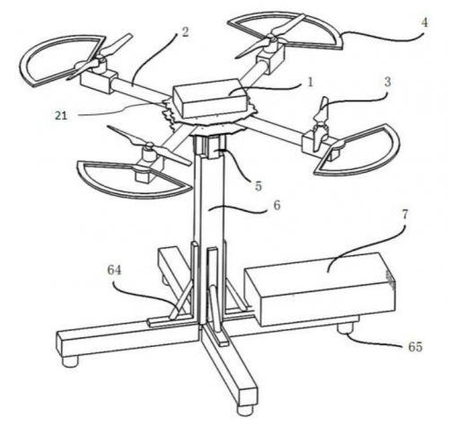 发明授权专利：多旋翼飞行器演示模拟装置