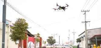 够硬核！无人机空中战“疫”飞起来