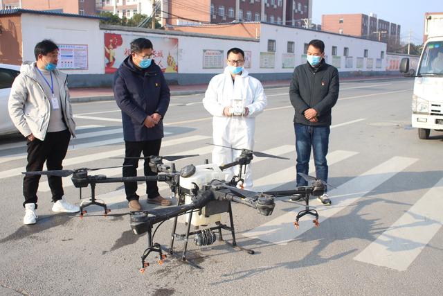 汝南县古塔街道出动3架无人机“战役”