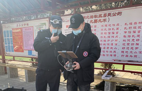 宁夏地质局遥测院无人机“喊话”助力防疫阻击战