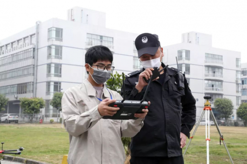 高空战“疫”！华科尔无人机为广州南沙复工复产保驾护航