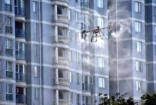 无人机消毒 昆明官渡区这波操作很硬核！ 