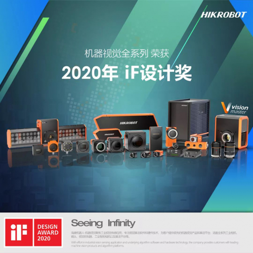 2020德国iF设计奖揭晓：机器视觉全系列斩获殊荣