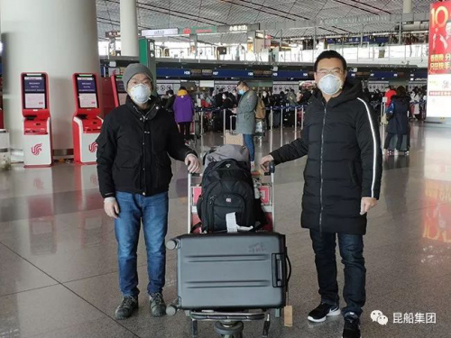 出发，复工后昆船AGV首个安调现场