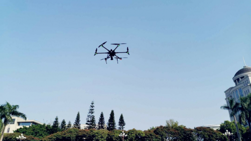 中山市启用警用无人机助力疫情防控工作