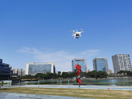 “无人机”空中巡查提升高新区水资源环境