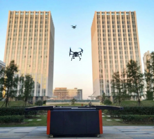 临港新片区智能防疫，无人机大派用场
