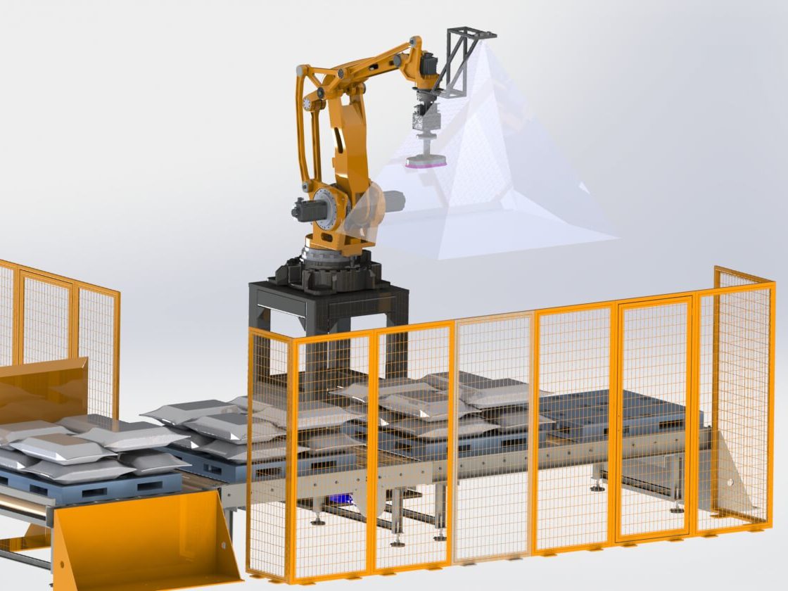 机器人码垛工作站