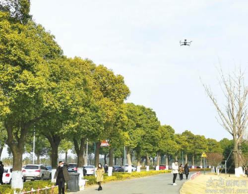 无人机化身会飞的战“疫”奇兵