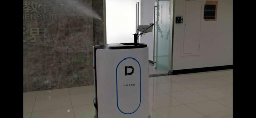 由“学”转“用”，教育创新园区企业研发防疫机器人