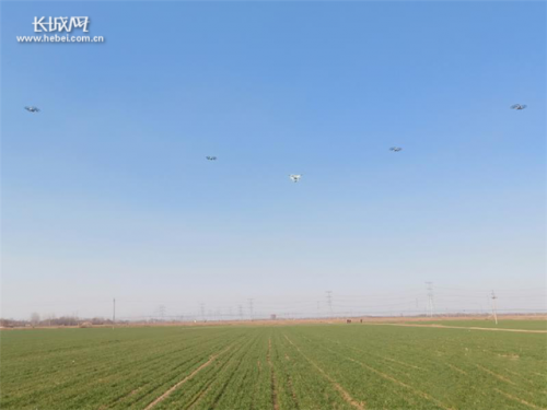 冀州区北漳淮乡启用无人机协助巡查 乡村治理有了空中“眼线”