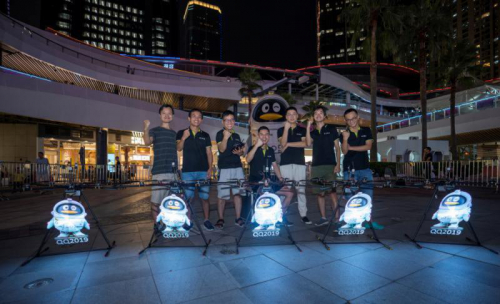 深港企研无人机远距测体温