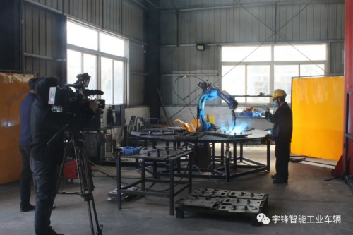 合肥广播电视台到安徽宇锋采访复工复产情况