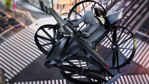 日本teTra个人飞行汽车赢得10万美元大奖