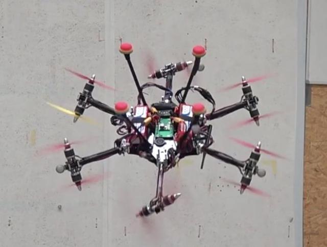 12个可旋转机翼 苏黎世联邦理工学院展示新全向无人机