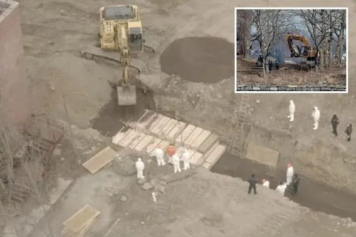 美国无人机拍到纽约大规模埋尸画面