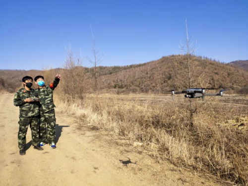 ​林口： 无人机助力森防巡护