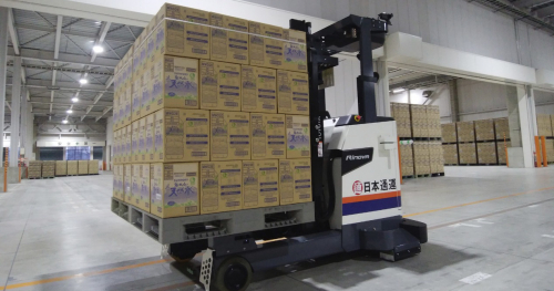 无人叉车助力日本三得利仓库智能化，实现可持续物流