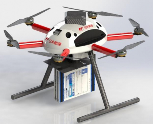 快讯：日本邮政在东京使用无人机快递测试