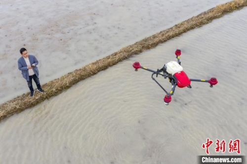 从两腿泥到指尖忙 无人机渐成温州农户春耕“新宠”