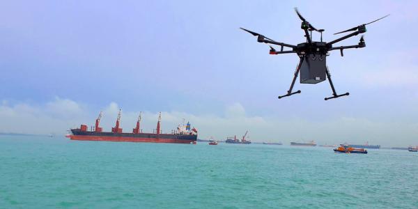 F-Drone在新加坡完成首批超视距无人机商业交付