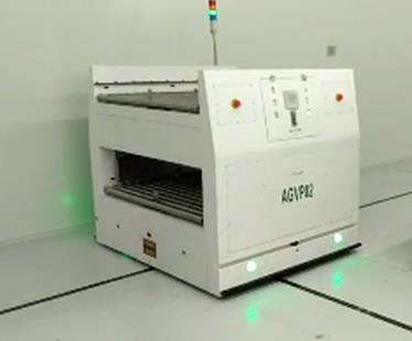 视频｜四舵轮全向AGV双层滚筒应用案例