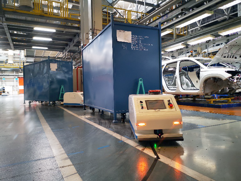 劳动礼赞 | 东总装第一条AGV路线，成功！