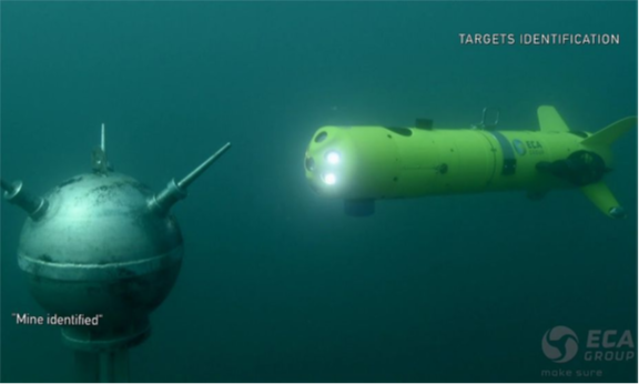水下机器人：法国ECA公司签订一项为外国海军更新排雷能力的合同