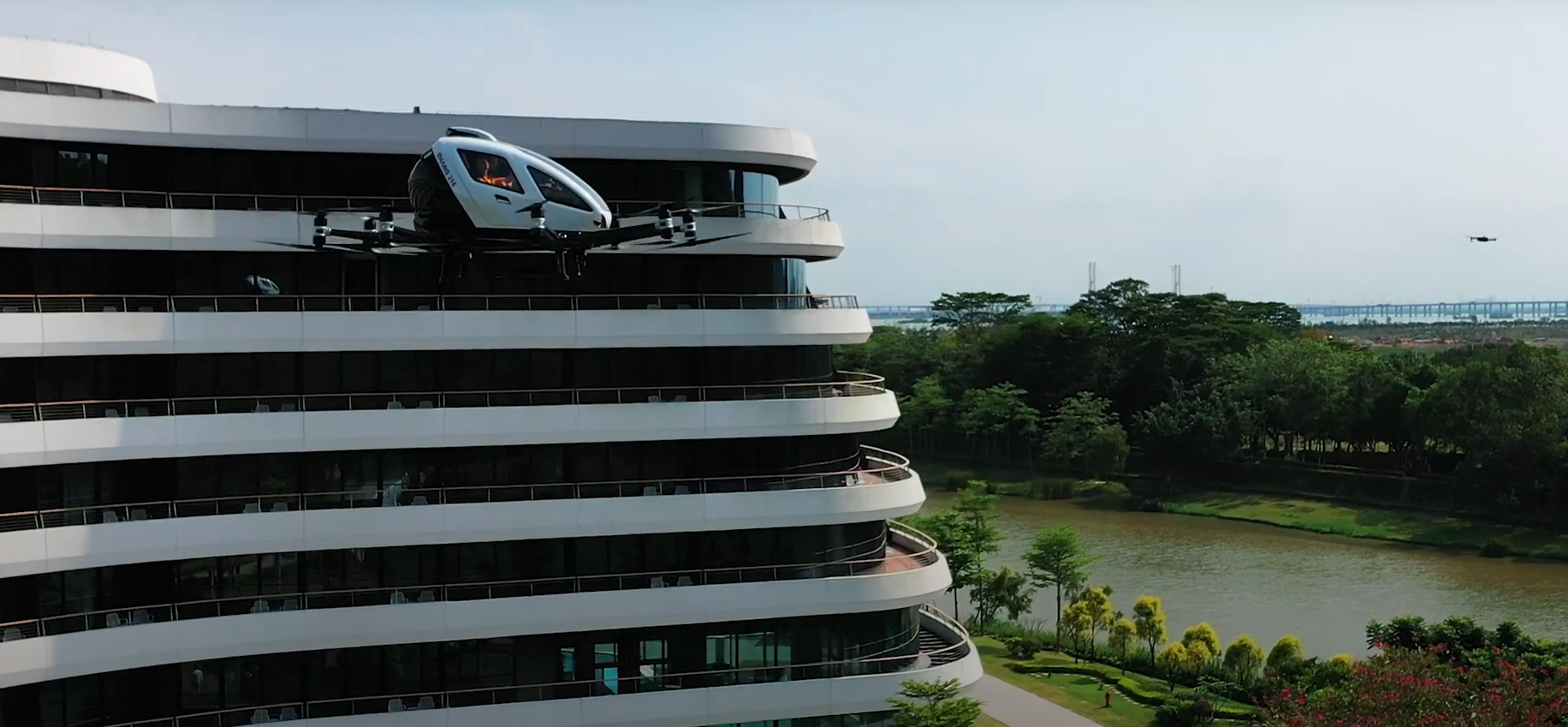 全球首家载人无人机酒店落户广州  比坐酒店的劳斯莱斯更酷！
