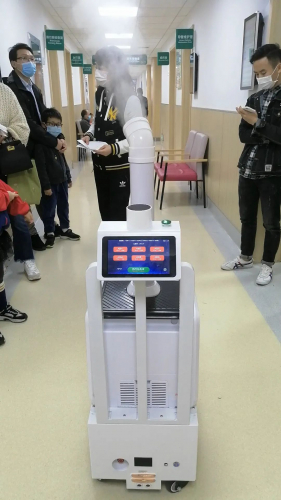 防疫新科技，锐曼雾化消毒机器人为上海儿童医院护航