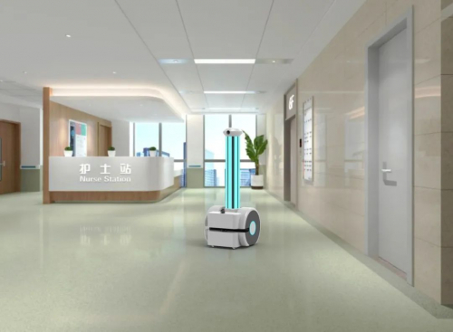 华通新一代智能消毒机器人来了！