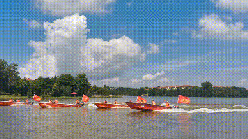 无人机、冲锋舟、机器人…出动真家伙！三水这场活动超硬核