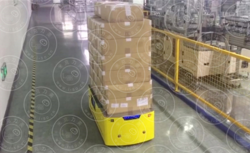 食品加工厂的AGV自动化运输解决方案