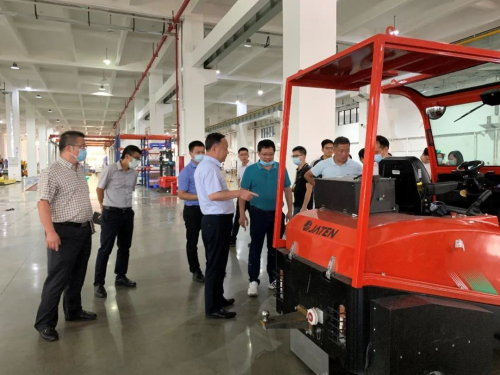 广东省佛山市副市长赵海莅临嘉腾参观和调研