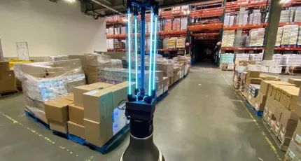 为了对抗COVID-19，MIT机器人开始对大波士顿食品银行进行消毒