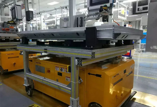 【汇聚案例】AGV柔性产线机器人锂电池PACK线装配项目
