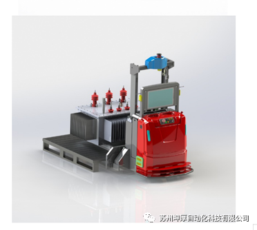 坤厚SLAM激光导航——3吨举升AGV开启国家电网新征程