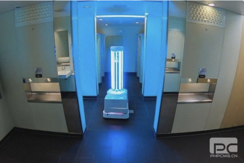 伦敦希思罗机场现在拥有可阻止冠 状病毒的UV-C机器人